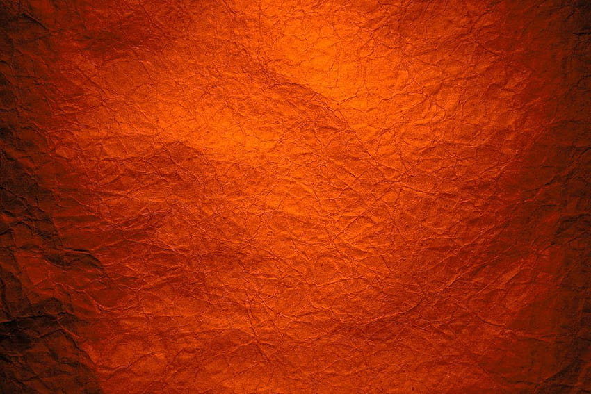 赤オレンジのしわテクスチャ背景 高画質の壁紙