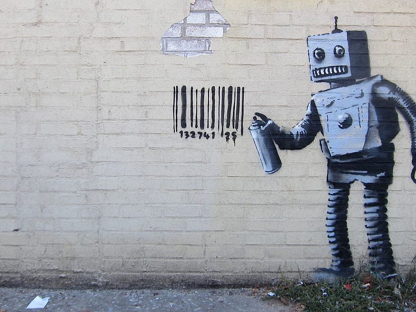 Banksy für Ihren oder mobilen schirm und einfach zu bedienen HD-Hintergrundbild