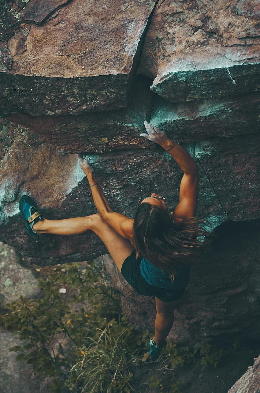 10 Rock Climbing, women who rock HD phone wallpaper