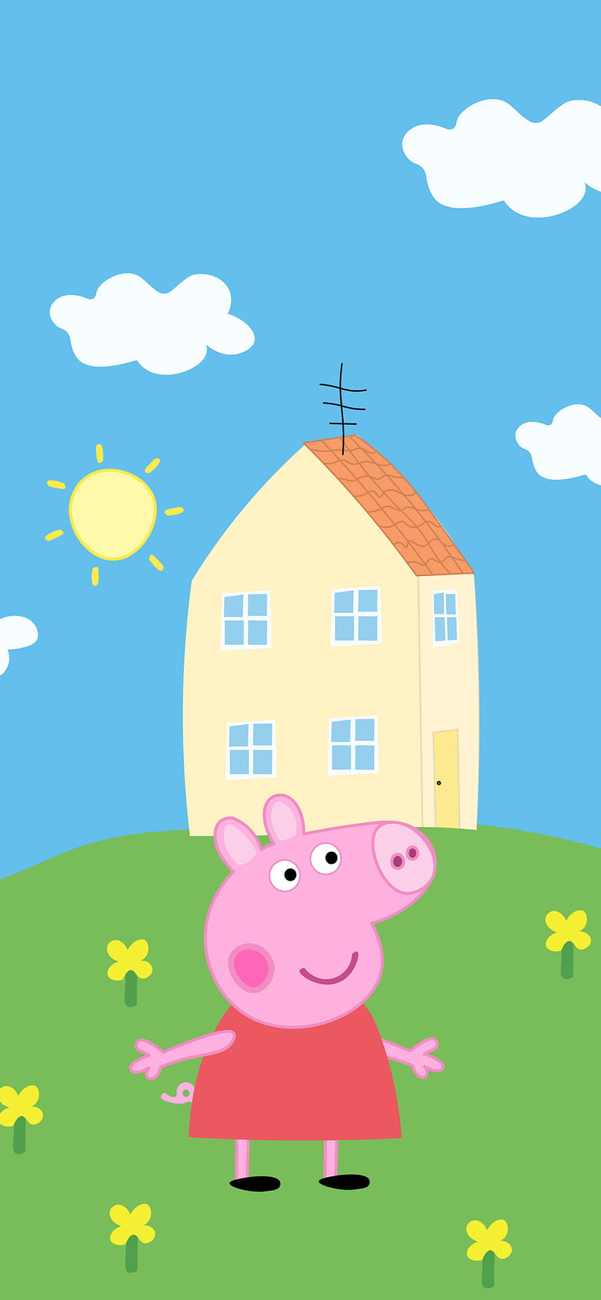 Rumah Babi Peppa untuk Telepon, baddie peppa pig wallpaper ponsel HD