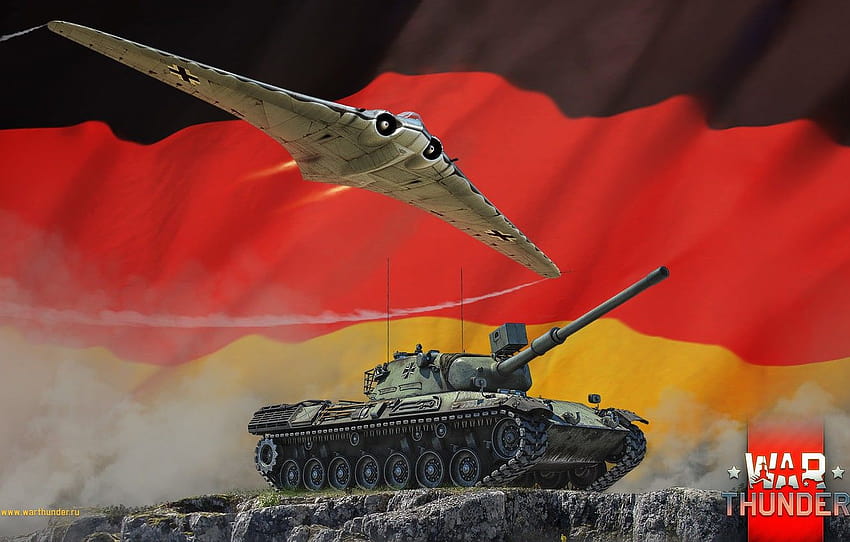 Niemcy, Leopard1, War Thunder, Ho229, wojsko niemieckie Tapeta HD