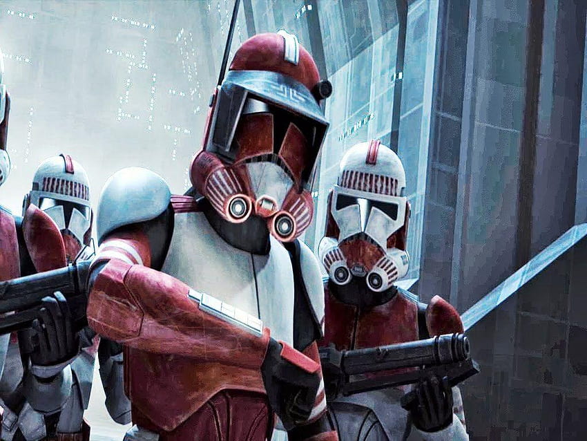 Fox and shock troopers HD wallpaper