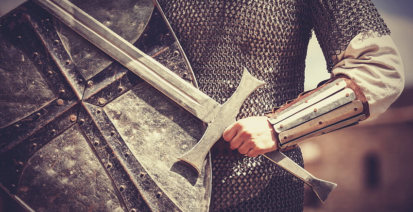 2976366 / armor sword shields medieval soldier, medieval sword HD wallpaper