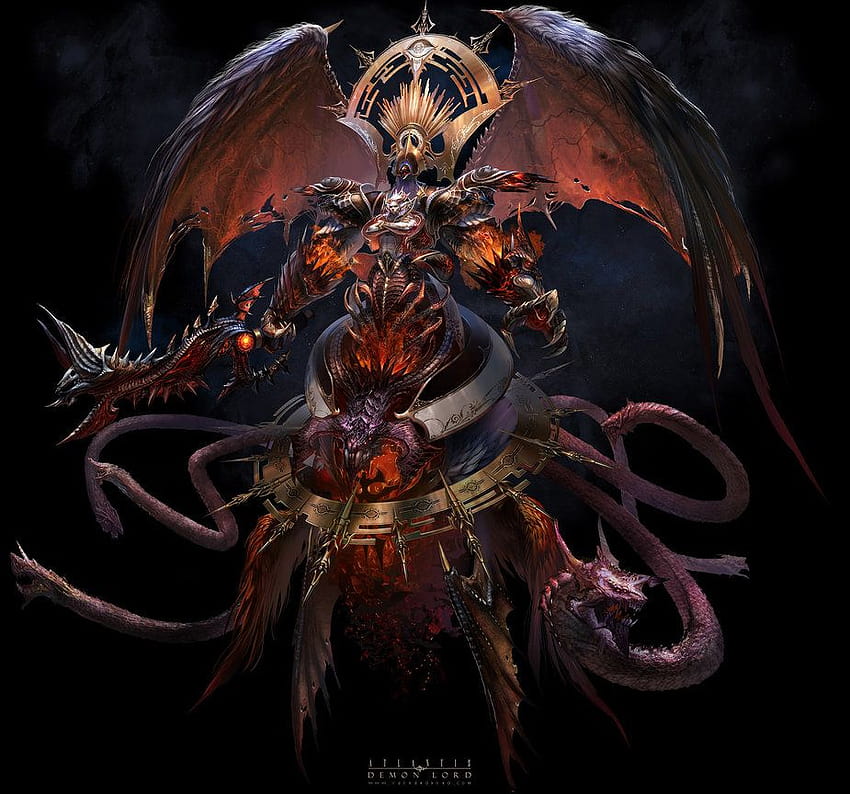 Demon lord by yuchenghong [925x864] for your , Mobile & Tablet, god vs devil HD wallpaper