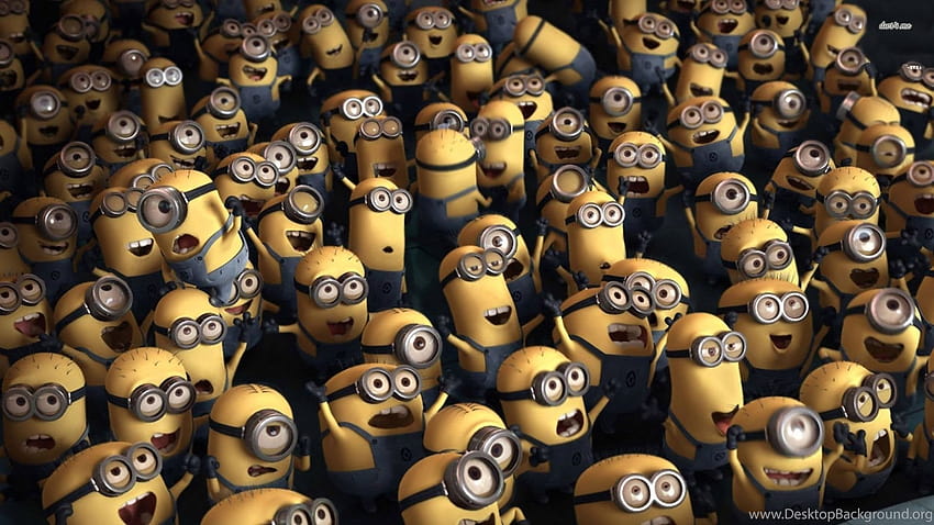 Funny Despicable Me Minions Minion Funny ... Backgrounds, minions group HD wallpaper