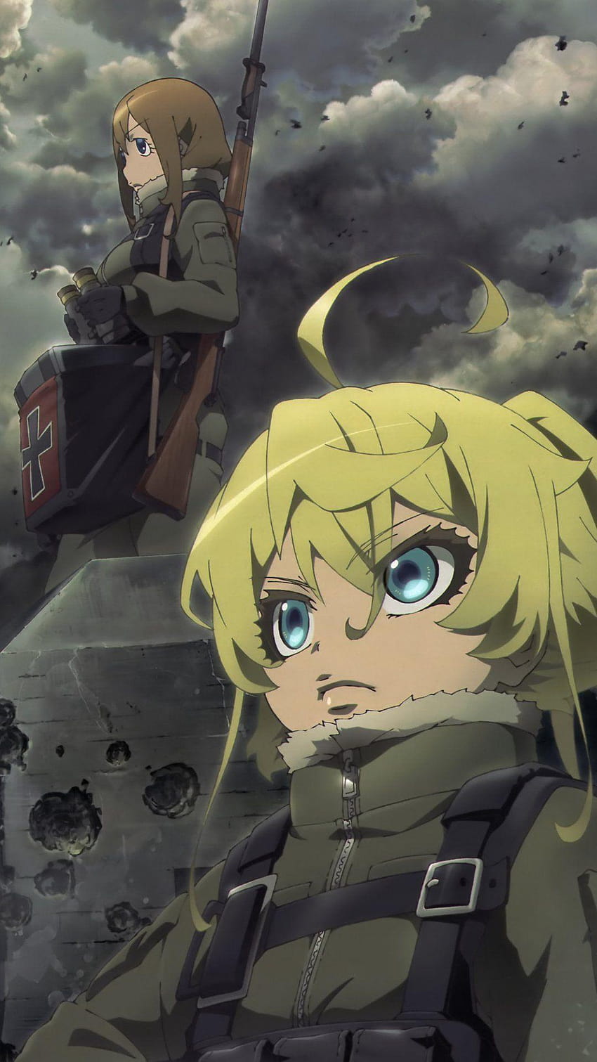 Saga of Tanya the Evil iphone and android, the saga of tanya the evil HD phone wallpaper