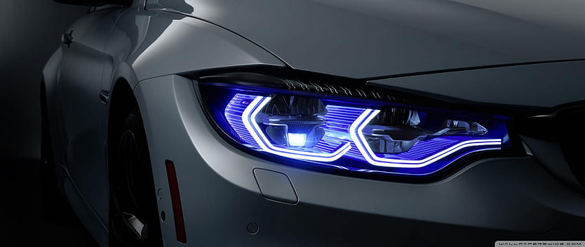 Reflektory BMW Xenon ❤ dla • Podwójnego monitora Tapeta HD
