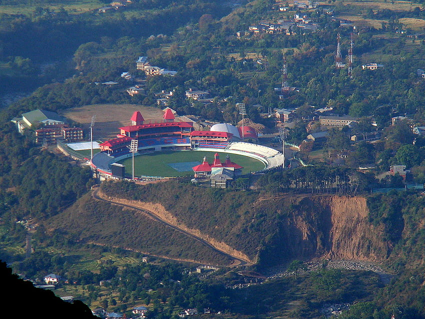 Stadio di cricket di Dharamshala Sfondo HD