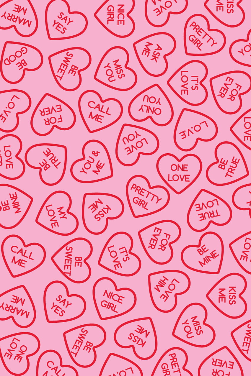 valentines day ,pattern,pink,wrapping paper,design,visual arts, valentines preppy HD phone wallpaper