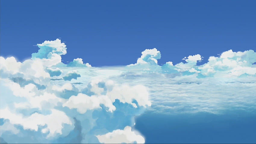 Day sky clouds  Anime Background Stock Illustration  Adobe Stock