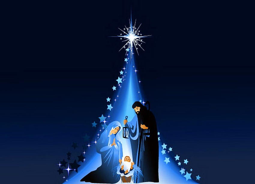 Christmas Nativity Scenes for Computer, christmas manger HD wallpaper