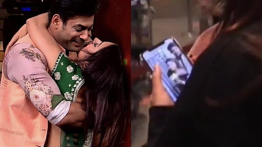 Shehnaaz Gill's phone with Sidharth Shukla breaks the internet, Sidnaaz fans call it official HD wallpaper