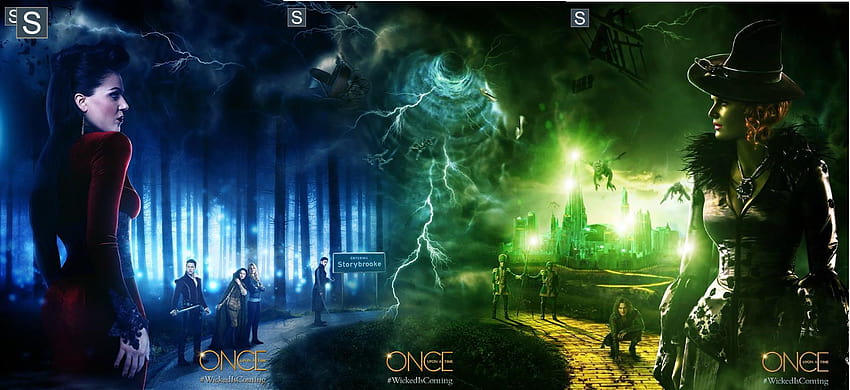 Once Upon a Time: ohnotheydidnt, regina and zelena HD wallpaper