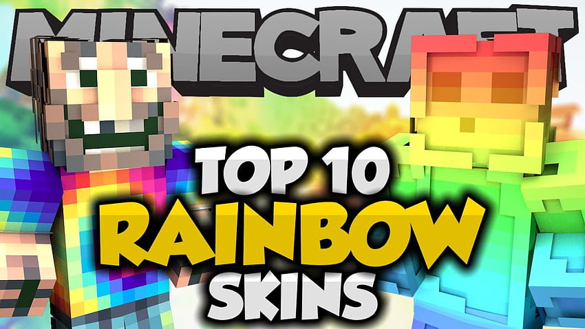 Top 10 Minecraft RAINBOW SKINS! Part 2, skeppy skin HD wallpaper | Pxfuel