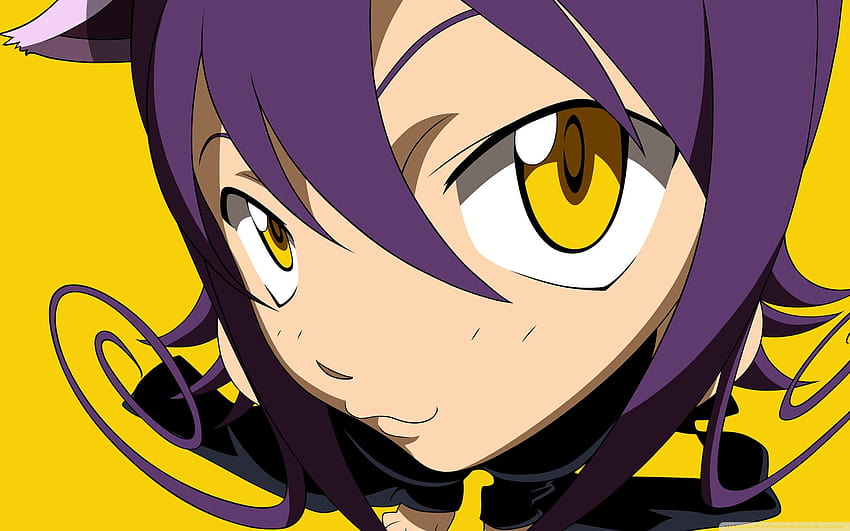 Anime Girl With Yellow Eyes Ultra Backgrounds, anime jaune Fond d'écran HD