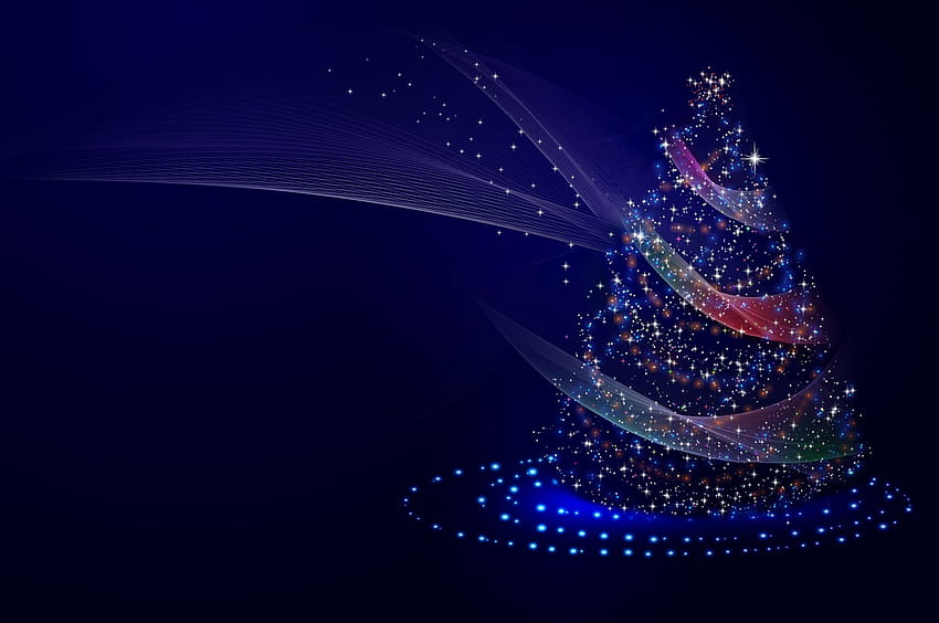 Ilustrações de árvore de Natal de 2560 x 1700 Chromebook Pixel, planos de fundo e pixel de natal papel de parede HD