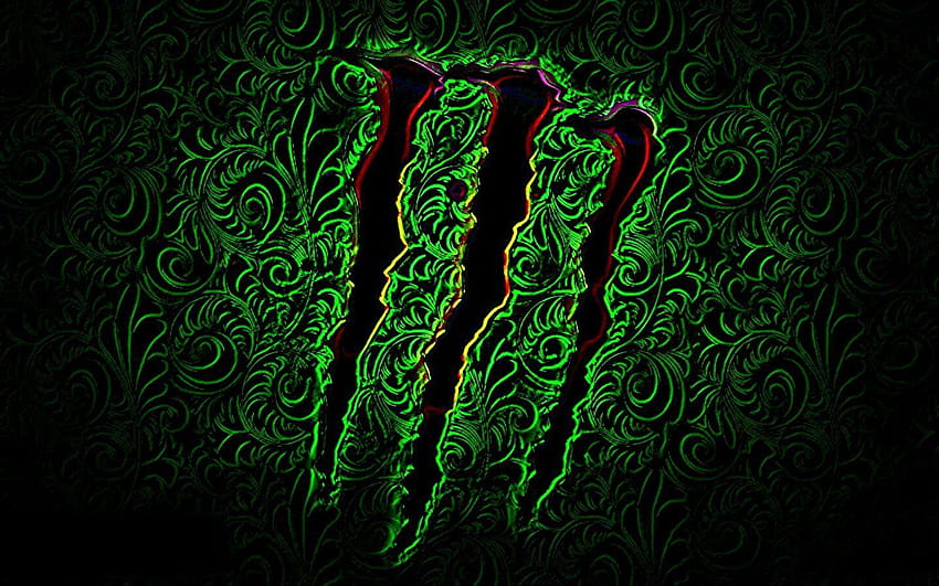 Monster Energy Group, energia monstro verde papel de parede HD