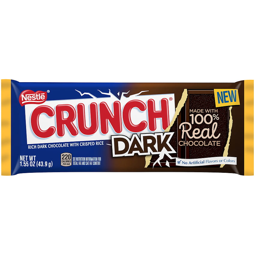 NESTLE CRUNCH Dark Candy Bar 1.55 oz. Pack HD phone wallpaper