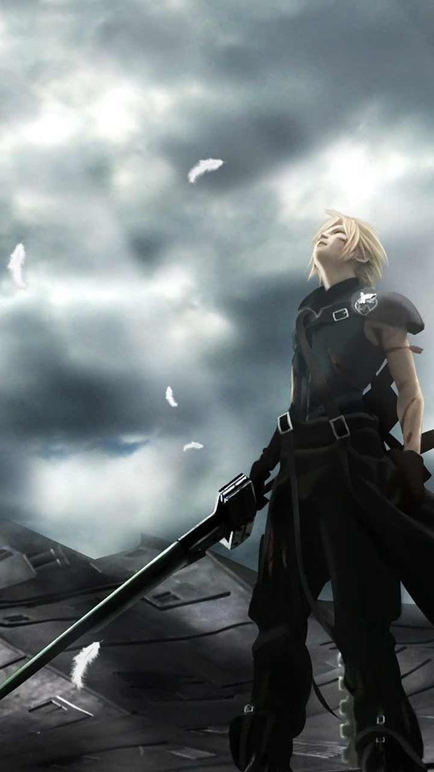 Final Fantasy 7 Remake พื้นหลังโทรศัพท์ โลโก้โปสเตอร์ศิลปะเกม PS4 บน iPhone andro… ในปี 2020, ff7 remake android วอลล์เปเปอร์โทรศัพท์ HD