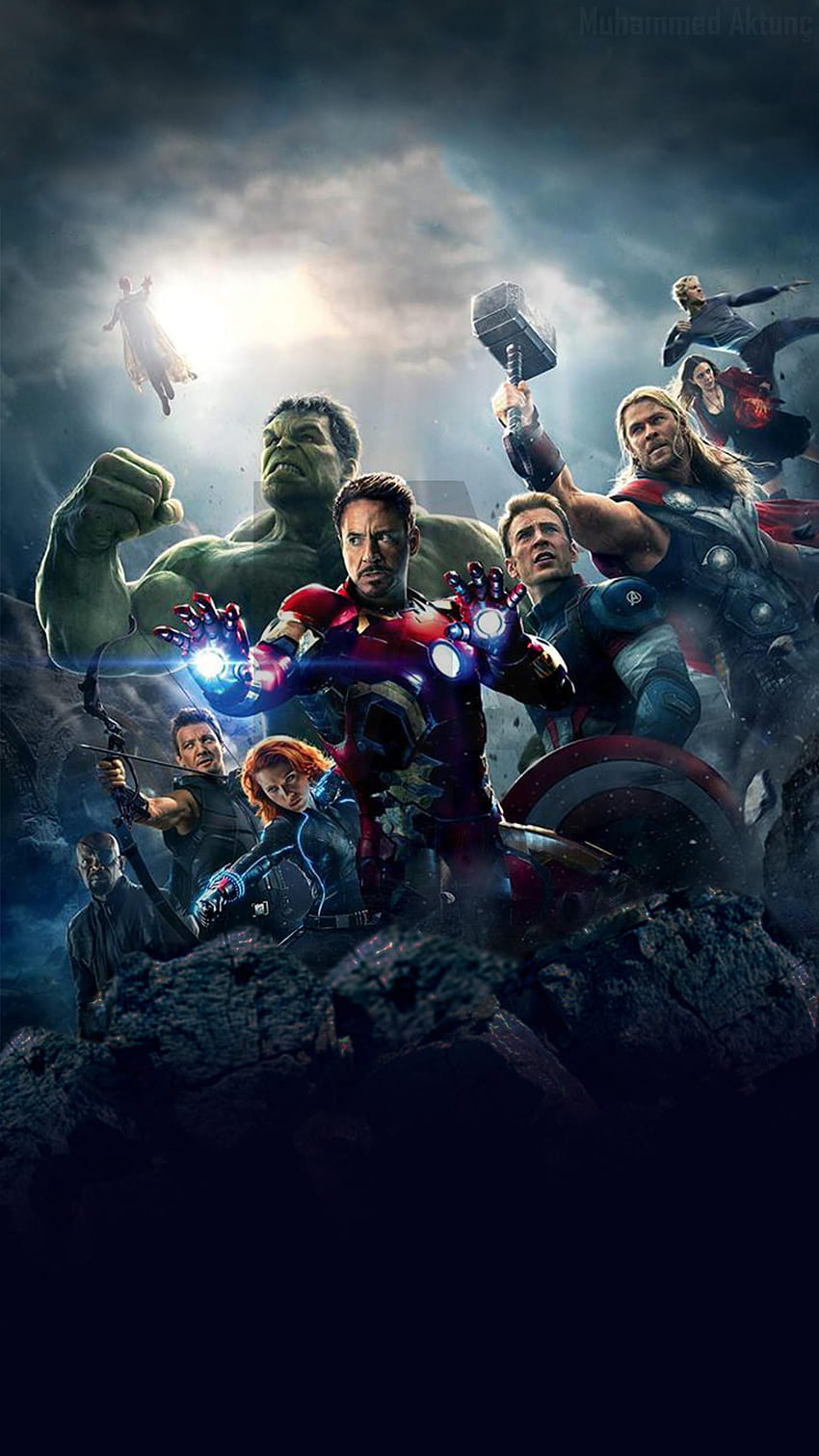 Marvel Phone, héros de merveilles Android Fond d'écran de téléphone HD
