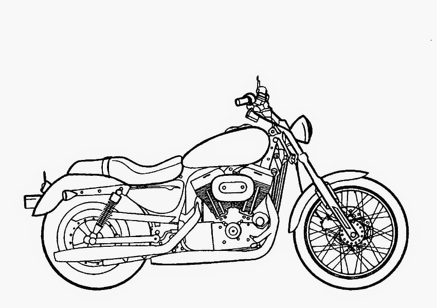 Classic Motorcycle Drawings - Norman Bean