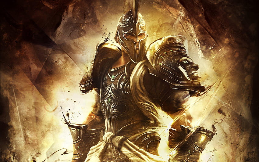 Fantasy Warrior, spartan warrior art HD wallpaper