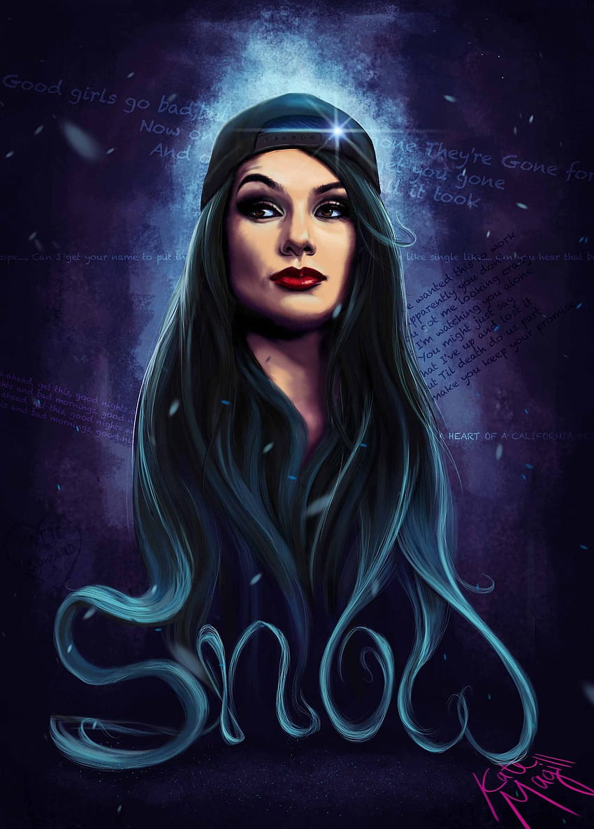 Fan art of Snow Tha Product. Digital painting by Kate Magill HD phone wallpaper