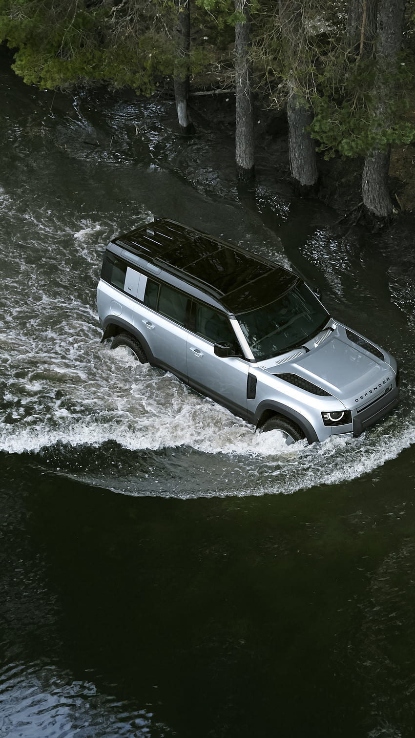 Land Rover Defender 110 P400 X, Salon de Francfort, 2020 iphone Fond d'écran de téléphone HD
