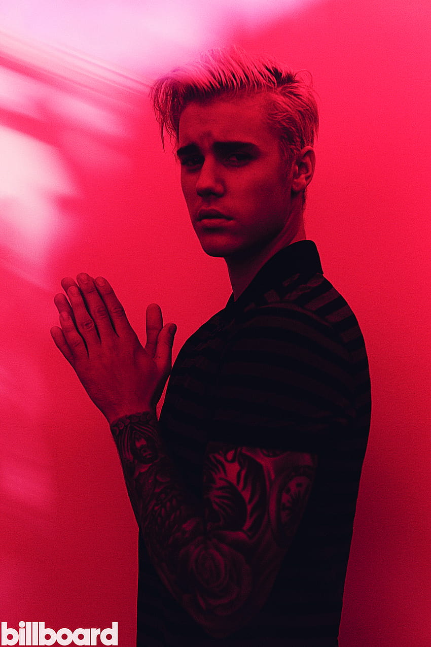 Servizio grafico per la copertina del cartellone pubblicitario di Justin Bieber, Justin Bieber 2019 Sfondo del telefono HD