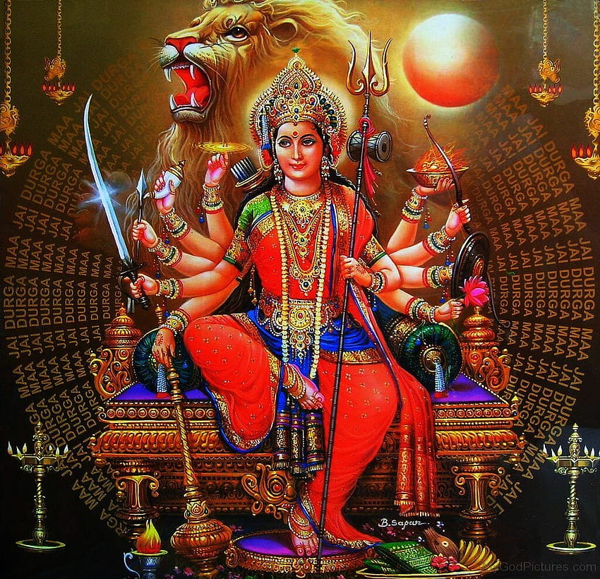 6 Maa Durga Devi , lord durga devi HD wallpaper