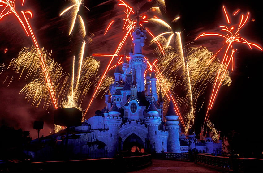 Disney July 4th, castle disneyland paris HD wallpaper | Pxfuel