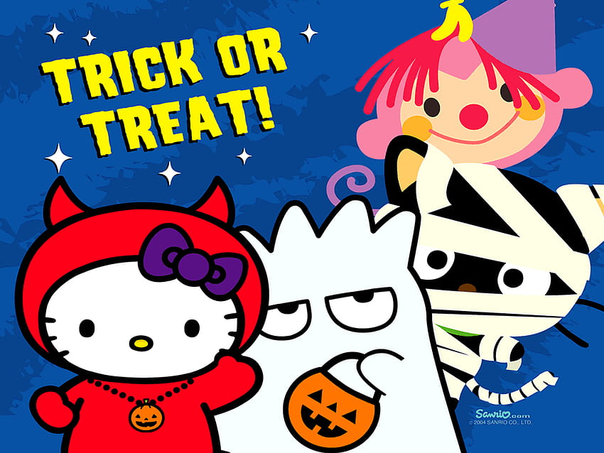 Trick or Treat! Hello Kitty Halloween, hello kittty halloween HD wallpaper
