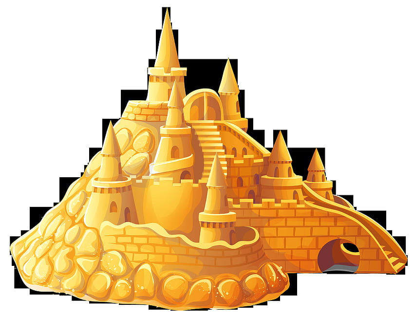 Transparent Sand Castle PNG Clipart​ HD wallpaper