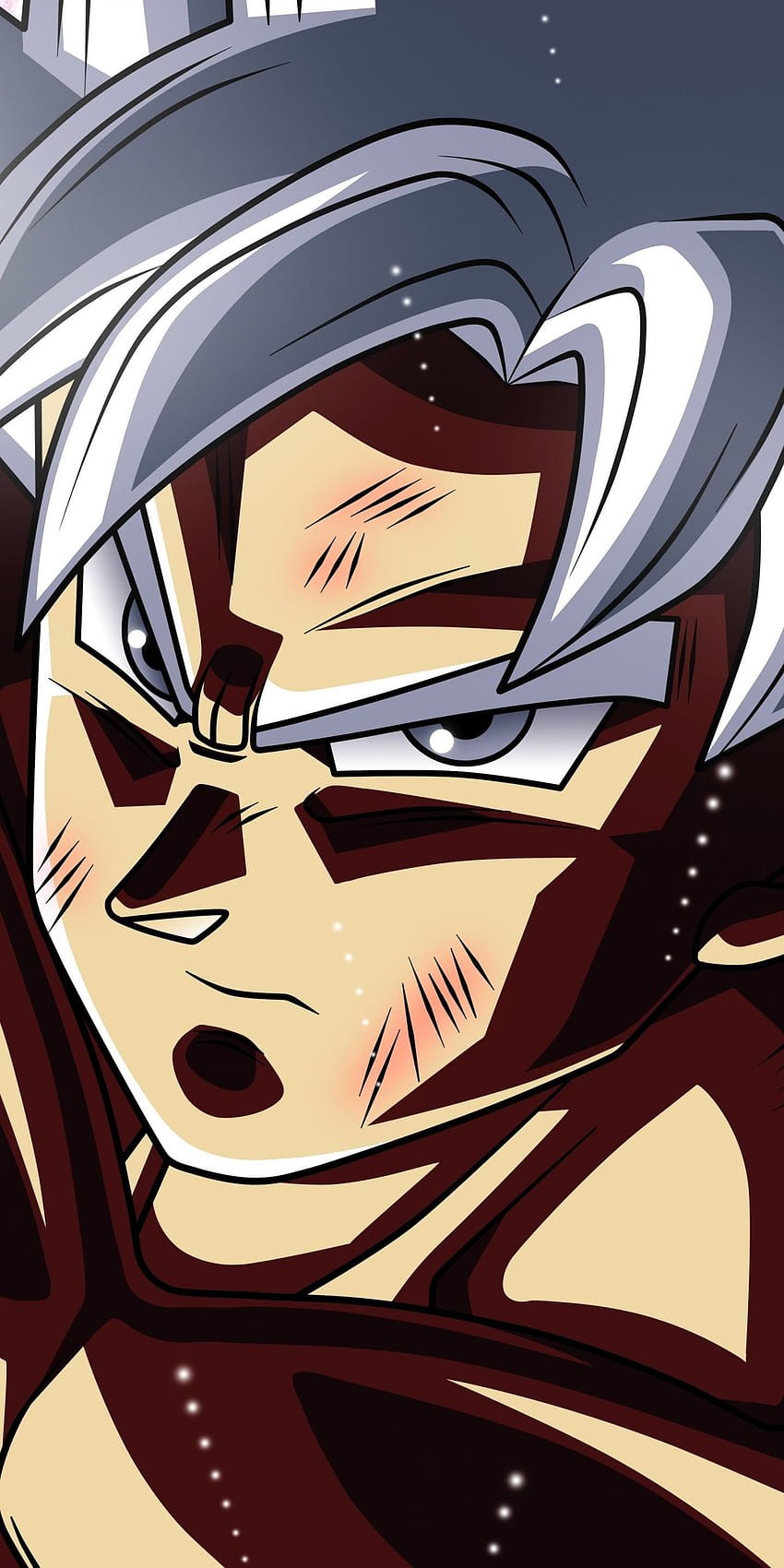 1440x2880 anime, goku, white hair, ultra, white hair goku HD phone ...