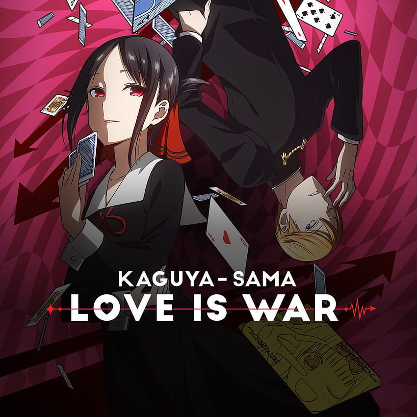 Kaguya Sama Love Is War ...귀여운 애니메이션 사랑 1080x1080 HD 전화 배경 화면