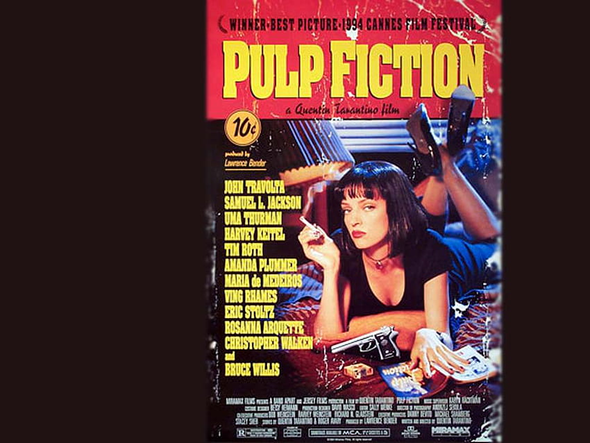 Plakaty Pulp Fiction, plakaty filmowe Pulp Fiction Tapeta HD