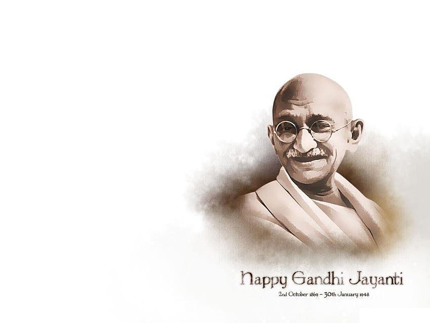 Życzenia Mahatmy Gandhi Jayanti, & Tapeta HD