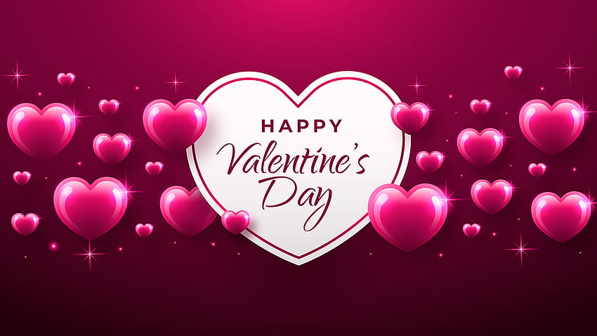 Selamat Hari Valentine 2020: , , untuk dikirim ke orang yang Anda cintai Wallpaper HD
