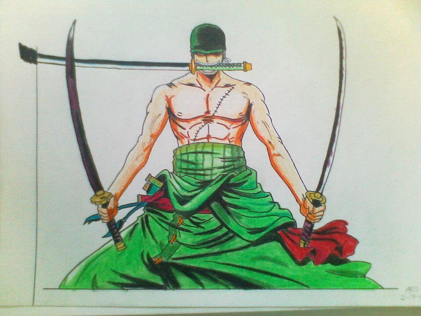 Free download | roronoa zoro after 2 years by arnisoterio, one piece ...