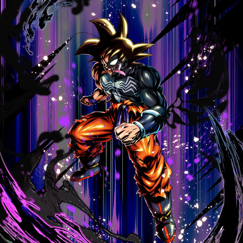 Got inspired by Halloween yesterday and made an edit of Goku with Venom! Hope everyone had a safe and fun Halloween!: DragonballLegends, goku halloween HD phone wallpaper