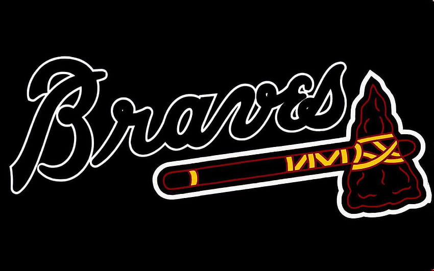 4 Atlanta Braves Logo HD wallpaper