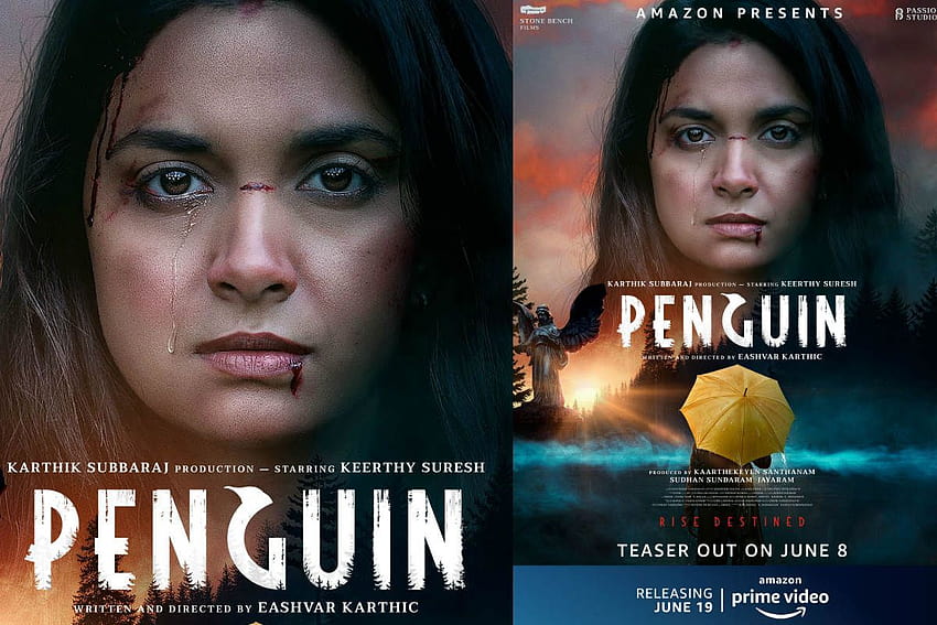 Il nuovo poster del film Penguin: Keerthy Suresh protagonista sembra grintoso, teaser in uscita l'8 giugno su Amazon Prime Video Sfondo HD