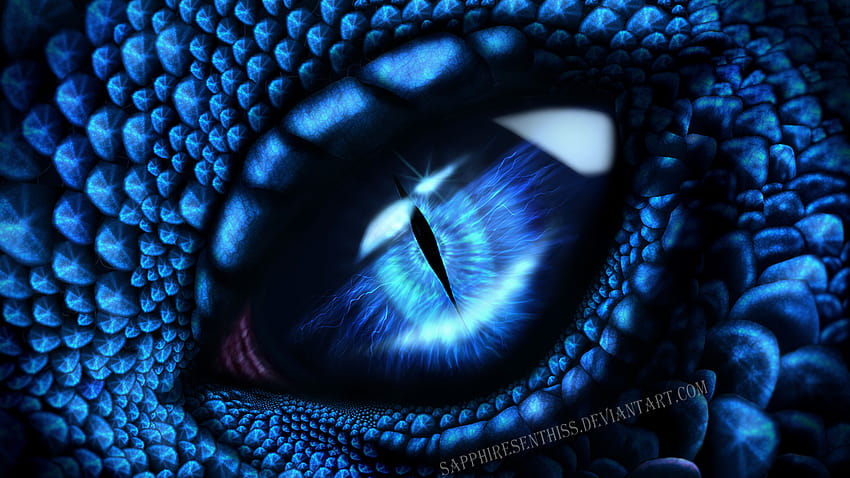 Pixle Occhio di drago realistico Sfondo HD