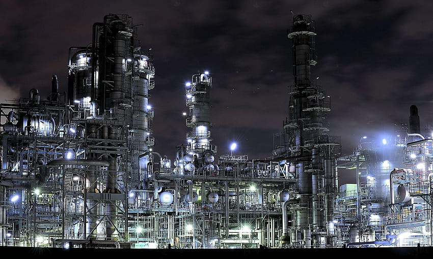 Industriefabrik HD-Hintergrundbild