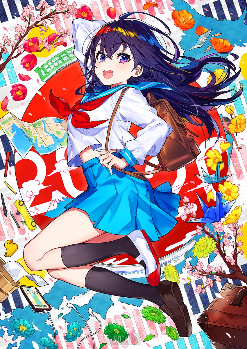 anime girl for phones , Backgrounds », magical sempai HD phone wallpaper