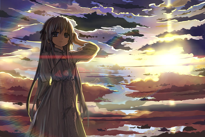 Yosuga no Sora, Anime Girls, Kasugano Sora / und Mobile &, Sora Kasugano HD-Hintergrundbild