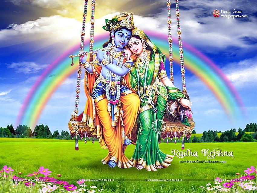 Radha Krishna Photo  Beautiful Jhula Wallpaper Download  MobCup