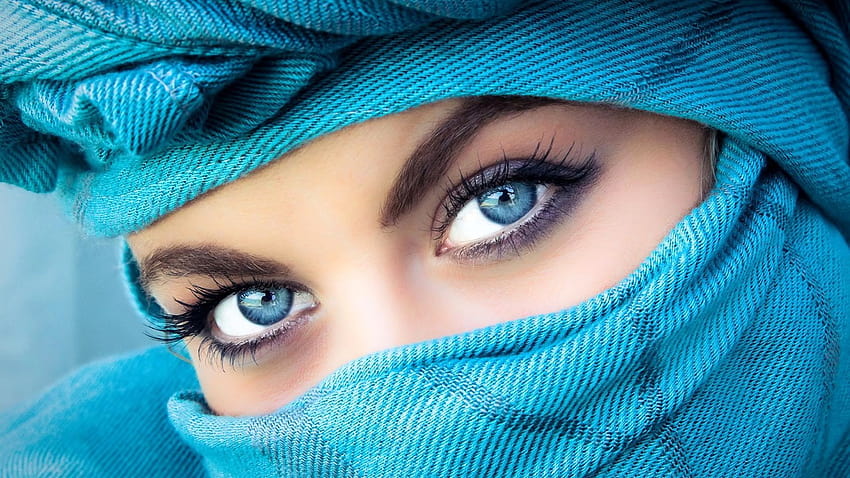 4 Beautiful Eyes for, islam women eyes HD wallpaper