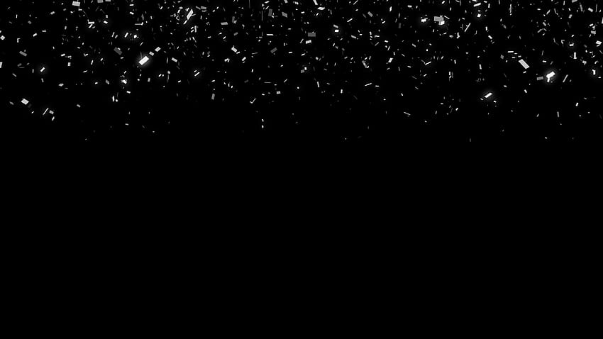 Confetti Falling On Black Backgrounds With Alpha Matte Motion, matte black background HD wallpaper
