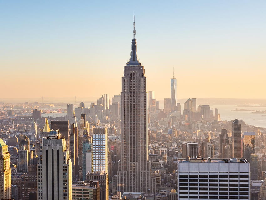 1400x1050 New York, City, Buildings, Sunny Day, new york sunrise HD wallpaper